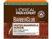 L'Oréal Men Expert Festes Shampoo für Männer, XL-Seifenstück zur Reinigung von
