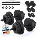 ArtSport&reg; 2er Hantelset 20kg - Kurzhantel Set mit 2 Kurzhanteln, 12