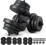 ArtSport Hanteln Set 40 kg &ndash; Hantel mit Gewichten & 4 Sternverschl&uuml;ssen, 2