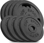 Hop-Sport Gusseisen Hantelscheiben Set 30 kg (4 x 2.5 kg, 4 x 5 kg) mit 31 mm