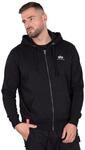Alpha Industries Basic Zip Hoody SL Kapuzensweat f&uuml;r Herren Black