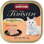 animonda vom Feinsten Mildes Men&uuml; Pute + Lachs (32 x 100g), getreidefreies