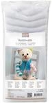 Glorex 6 2523 05 - Bastelwatte, 250 g, wei&szlig;, 100 % Polyester, waschbar und