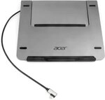 acer Notebook Stand mit 5-in-1 Docking Funktion (USB Type C zu 3X USB 3.0, 1x HDMI,
