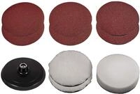 Original Einhell 9-tlg. Polierhauben- und Schleifpapier-Set (Polier- und