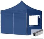 TOOLPORT Faltpavillon Faltzelt Pavillon 3x3m - 4 Seitenteile Aluminium 32mm Partyzelt