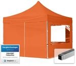 TOOLPORT Faltpavillon Faltzelt Pavillon 3x3m - 4 Seitenteile Aluminium 32mm Partyzelt