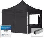 TOOLPORT Faltpavillon Faltzelt Pavillon 3x3m - 4 Seitenteile Aluminium 32mm Partyzelt