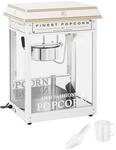 Royal Catering Retro Popcornmaschine 1500 W 5 kg/h golden & wei&szlig; Popcornmaker