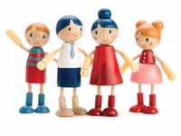 Tender Leaf Toys Doll Familie (Holzspielzeug, Material Holz, Kinderspielzeug,