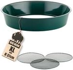 BigDean Gartensieb Metall &Oslash; 37cm mit 3 Maschenweiten 6,4 & 9,5 & 12,7mm |...