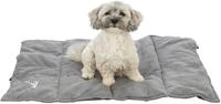 Trixie rutschfeste und platzsparende Reisedecke f&uuml;r Hunde Leni, 80 &times; 60 cm, GRAU -