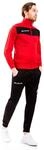 Givova Herren Visa Trainingsanzug, Mehrfarbig (rot/schwarz), S