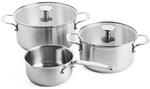 KitchenAid Stainless Steel 5-teiliges Kochgeschirr-Set, 3-lagige