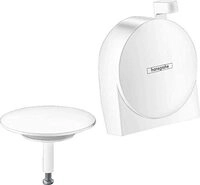 hansgrohe Exafill S Wanneneinlauf Fertigset, Mattwei&szlig;