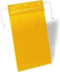 Durable Drahtb&uuml;geltasche A4 quer, Packung &agrave; 50 St&uuml;ck, Gelb, 175304 