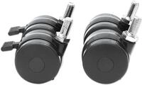 Intellinet 712170 Rollen f&uuml;r 19"-Schr&auml;nke 4er-Set, mit Feststellbremse,...