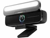 AnkerWork B600 Videobar Webcam mit Licht, mit 2K Kamera & Beleuchtung für
