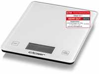 Cloer 6871 Digitale Küchenwaage für bis zu 10 kg, Zuwiegefunktion, Gewichtsmessung