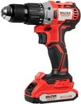 WALTER Li-Ion Akku-Schlagbohrschrauber Brushless 20V, 16 Drehmomentstufen,