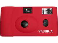 Yashica MF-1 rot Snapshot 35 mm Kleinbild Kamera-Set (mit eingelegtem Film +...