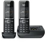 Gigaset Schnurlostelefon Comfort 550A Duo Black