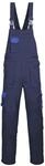 Portwest TX12 Herren Texo Kontrast Latzhose Arbeitslatzhose Marineblau, L