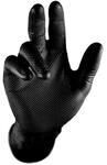 50 PAAR Nitrilhandschuhe Nitril Handschuhe 0422 Grip schwarz (XXL (11))