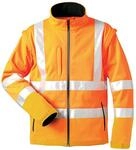 Elysee Herren Warnschutzsoftshell Jacke Orange M