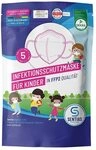 Sentias Kindermaske 5 St&uuml;ck - Maske f&uuml;r Kinder BfArM zugelassen - Made in...