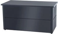 CLP Auflagenbox Abilene I Edelstahl-Gartentruhe I Modern & Ger&auml;umig I Mit