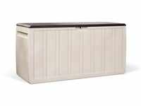 XXL Kissenbox/Auflagenbox Leonardo in Creme-Weiß mit 270 Liter Nutzvolumen-...
