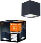 LEDVANCE SMART+ WI-FI BRICK RGBW 8,5cm- dimmbare LED Wandleuchte dunkelgrau mit
