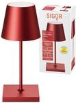 SIGOR Nuindie mini - Dimmbare kleine LED Akku-Tischlampe Indoor & Outdoor, IP54