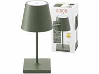 SIGOR Nuindie Mini - Dimmbare kleine LED Akku-Tischlampe Indoor & Outdoor, IP54