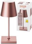 SIGOR Nuindie mini - Dimmbare kleine LED Akku-Tischlampe Indoor & Outdoor, IP54
