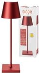 SIGOR Nuindie - Dimmbare LED Akku-Tischlampe Indoor & Outdoor, IP54
