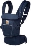 Ergobaby Adapt Babytrage f&uuml;r Neugeborene ab Geburt, 3-Positionen SoftFlex Mesh