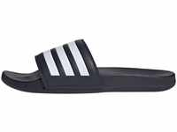 adidas Unisex Adilette Comfort Slide Sandal, Legend Ink FTWR White Legend Ink, 40.5