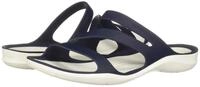 Crocs Herren Swiftwater Sandal W Sandalen, Navy/White, 33/34 EU