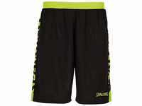 Spalding Herren Essential Shorts, schwarz/Fluo gelb, 3XL