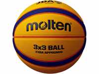 Molten Basketball B33T5000 FIBA 3x3, Gelb/Blau/Orange, 6