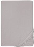 biberna Frottee-Stretch-Spannbetttuch 0012344 sturmgrau 1x 140x200 cm - 160x200...
