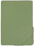 biberna Frottee-Stretch-Spannbetttuch 0012344 fichte 1x 140x200 cm - 160x200 cm
