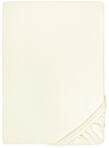biberna Feinjersey Spannbettlaken 60x120-70x140 cm beige | 100% Baumwolle