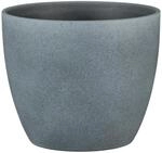 Scheurich Keramik-Pflanzgef&auml;&szlig;, dunkel, 22 cm