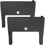 Deuba&reg; Hochbeet 2in1 Funktion Balkonkasten 30L Bew&auml;sserungssystem mit abnehmbaren