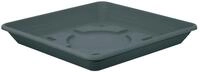 geli Thermo Plastic Untersetzer NORA quadratisch aus Kunststoff, Farbe:anthrazit,