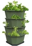 GUSTA GARDEN Paul Potato Kartoffelturm 4 Etagen Dunkelgr&uuml;n - Hochbeet Turm