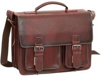 Greenburry Aktentasche Leder Schultasche XL Lehrertasche Tasche New Buffalo rot Damen